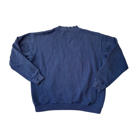 Vintage FILA Sweatshirt, Navy Blue, 80's/90's, Size LG Crew Neck; - Picture 2 of 10